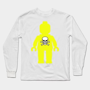 Minifig with Skull Design Long Sleeve T-Shirt